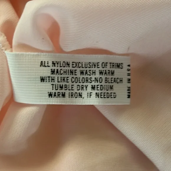 Vintage Baby Pink Bed Jacket w Pink Lace - Picture 9 of 9